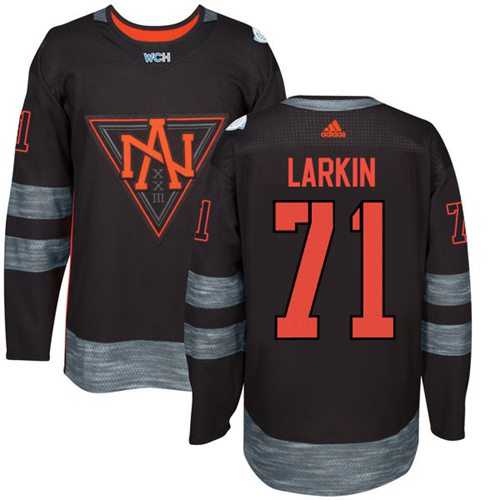 Youth Team North America #71 Dylan Larkin Black 2016 World Cup Stitched NHL Jersey