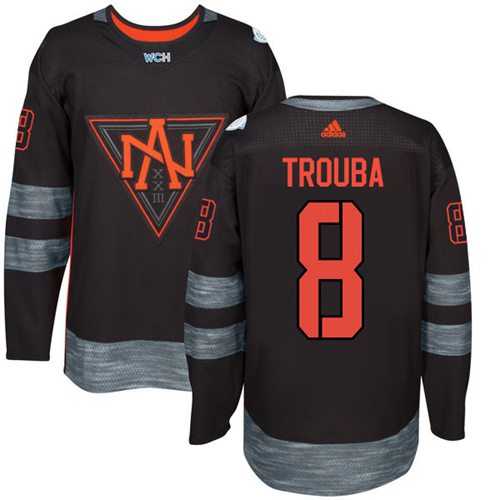 Youth Team North America #8 Jacob Trouba Black 2016 World Cup Stitched NHL Jersey