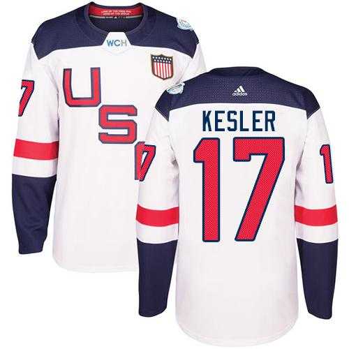 Youth Team USA #17 Ryan Kesler White 2016 World Cup Stitched NHL Jersey