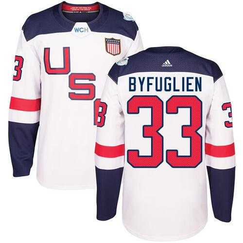 Youth Team USA #33 Dustin Byfuglien White 2016 World Cup Stitched NHL Jersey