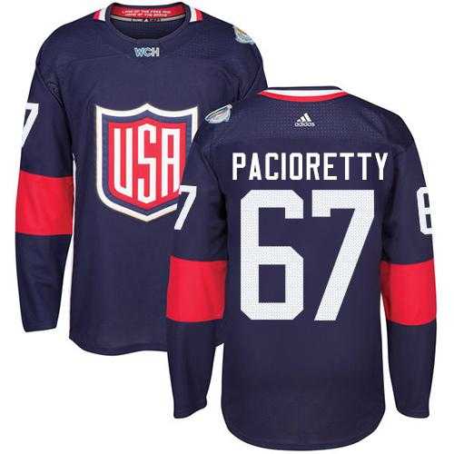 Youth Team USA #67 Max Pacioretty Navy Blue 2016 World Cup Stitched NHL Jersey