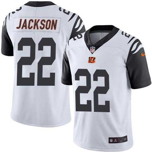 Nike Cincinnati Bengals #22 William Jackson White Men's Stitched NFL Limited Rush Jersey