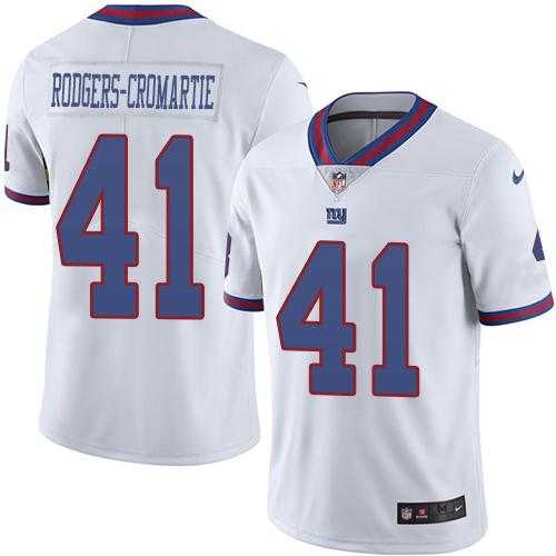 Nike New York Giants #41 Dominique Rodgers-Cromartie White Men's Stitched NFL Limited Rush Jersey