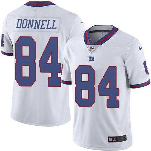 Nike New York Giants #84 Larry Donnell White Men's Stitched NFL Limited Rush Jersey Nike New York Giants #84 Larry Donnell White Men's Stitched NFL Limited Rush Jersey