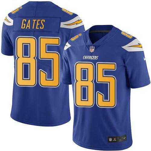 Nike San Diego Chargers #85 Antonio Gates Electric Blue Men's Stitched NFL Limited Rush Jersey Nike San Diego Chargers #85 Antonio Gates Electric Blue Men's Stitched NFL Limited Rush Jersey