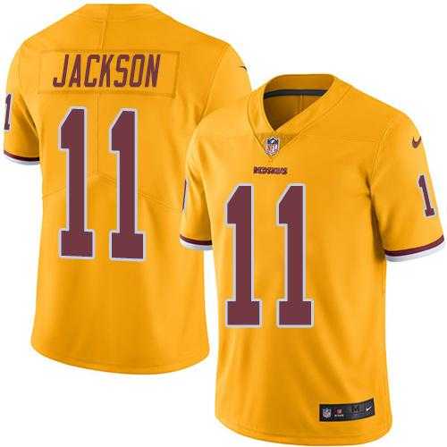 Nike Washington Redskins #11 DeSean Jackson Gold Men's Stitched NFL Limited Rush Jersey
