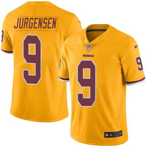 Nike Washington Redskins #9 Sonny Jurgensen Gold Men's Stitched NFL Limited Rush Jersey