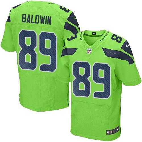 Nike Seattle Seahawks #89 Doug Baldwin Green Men's Stitched NFL Elite Rush Jersey