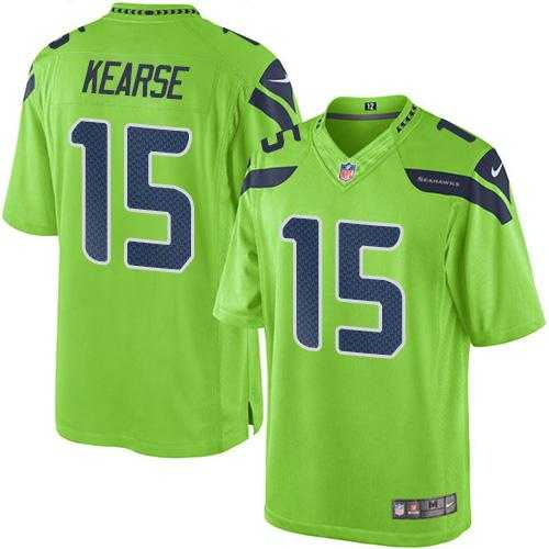 Youth Nike Seattle Seahawks #15 Jermaine Kearse Green Stitched NFL Limited Rush Jersey