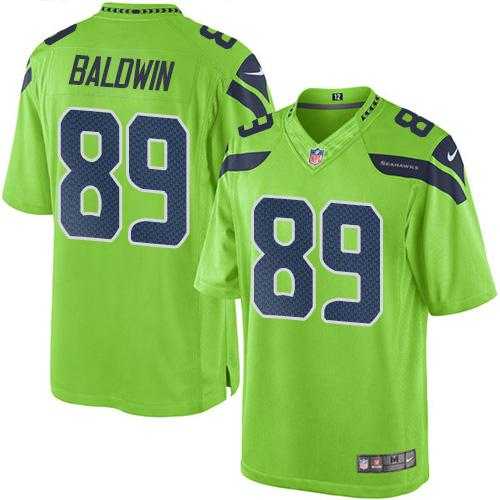 Youth Nike Seattle Seahawks #89 Doug Baldwin Green Stitched NFL Limited Rush Jersey