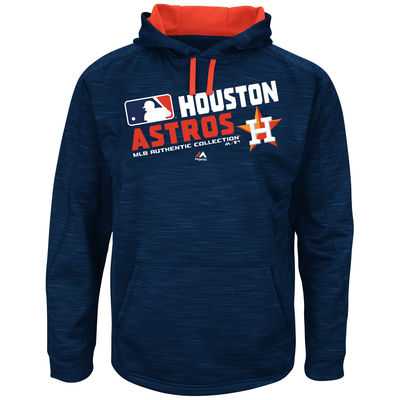 Men's Houston Astros Authentic Collection Navy Team Choice Streak Hoodie
