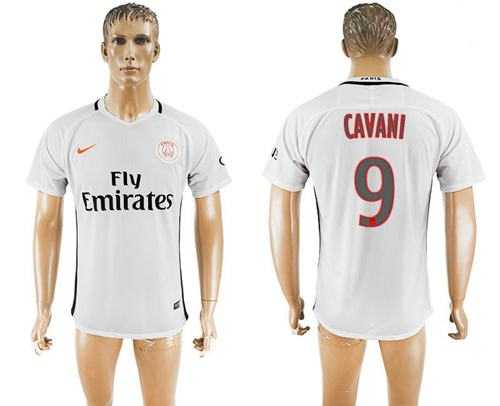 Paris Saint-Germain #9 Cavani Sec Away Soccer Club Jersey