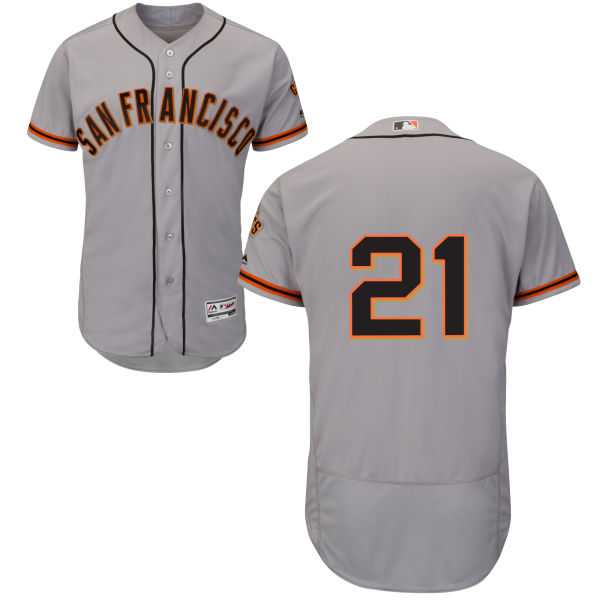 San Francisco Giants #21 Conor Gillaspie Gray Flexbase Authentic Collection Alternate Stitched Baseball Jersey