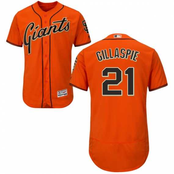 San Francisco Giants #21 Conor Gillaspie Orange Men's Flexbase Collection Stitched Baseball Jersey