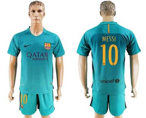 Barcelona #10 Messi Sec Away Soccer Club Jersey