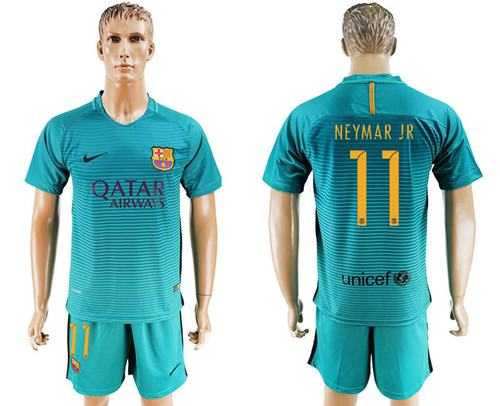 Barcelona #11 Neymar Jr Sec Away Soccer Club Jersey