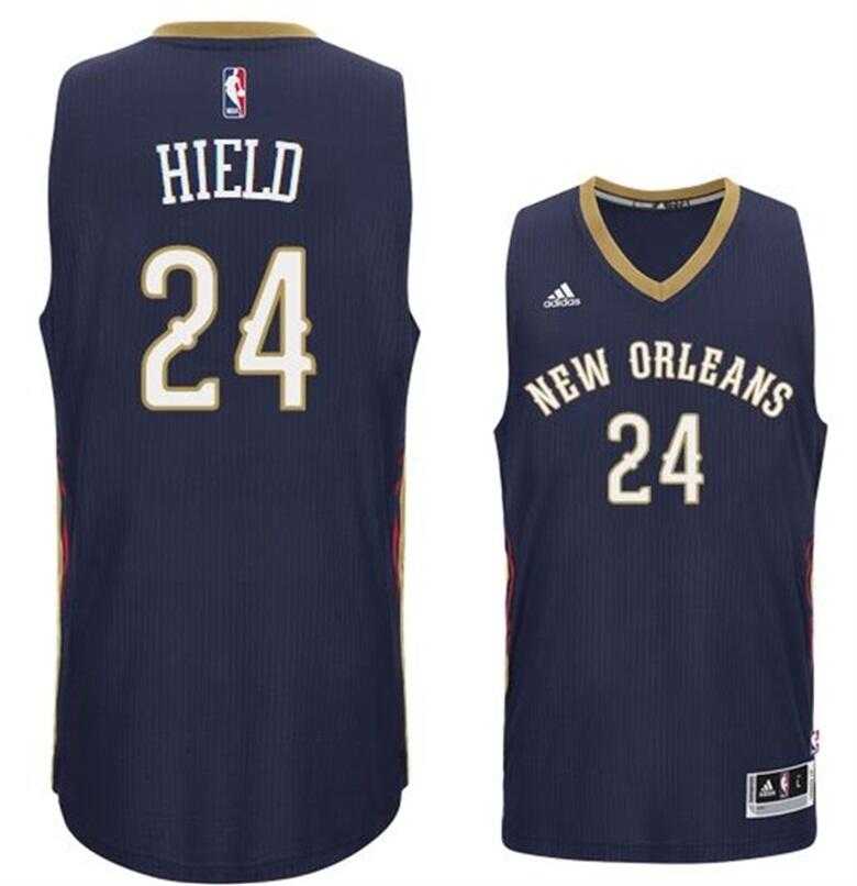 New Orleans Pelicans #24 Buddy Heild 2016 Road Navy New Swingman Jersey