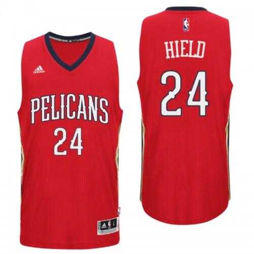 New Orleans Pelicans #24 Buddy Heild Alternate Red New Swingman Jersey