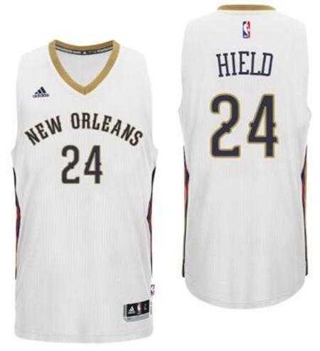 New Orleans Pelicans #24 Buddy Heild Home White New Swingman Jersey