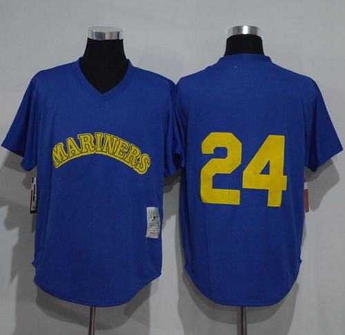 Mitchell And Ness 1991 Seattle Mariners #24 Ken Griffey Light Blue Throwback Stitched Baseball Jersey Mitchell And Ness 1991 Seattle Mariners #24 Ken Griffey Light Blue Throwback Stitched Baseball Jersey