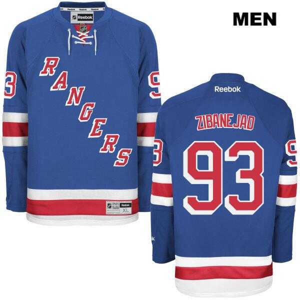 New York Rangers #93 mika zibanejad Blue Stitched NHL Jersey
