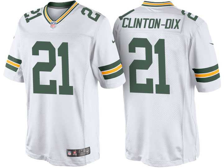 Men's Green Bay Packers #21 Ha Ha Clinton-Dix Nike White Color Rush Limited Jersey