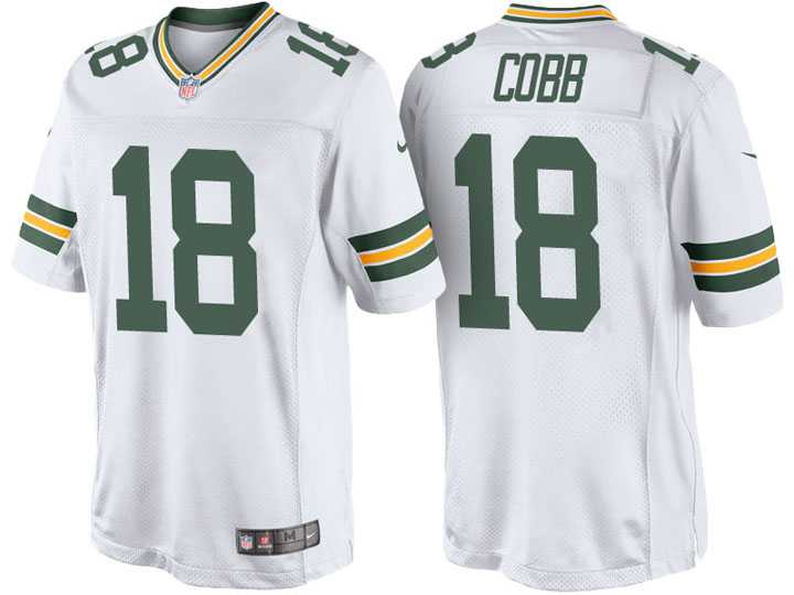 Men's Green Bay Packers Randall #18 Cobb Nike White Color Rush Limited Jersey Men's Green Bay Packers Randall #18 Cobb Nike White Color Rush Limited Jersey