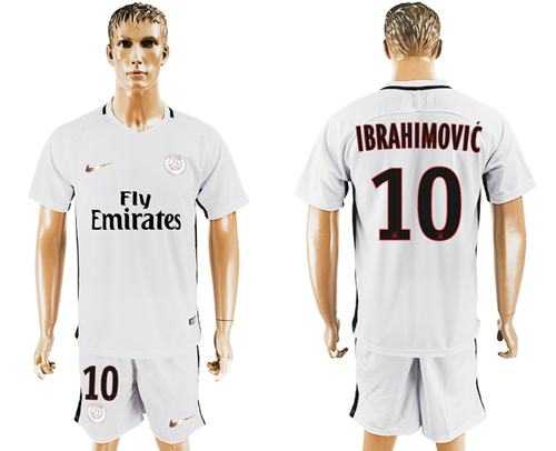 Paris Saint-Germain #10 Ibrahimovic Sec Away Soccer Club Jersey