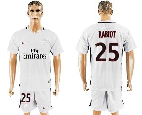 Paris Saint-Germain #25 Rabiot Sec Away Soccer Club Jersey