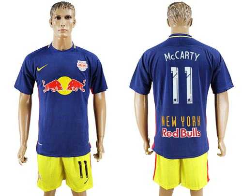 Red Bull #11 McCarty Away Soccer Club Jersey