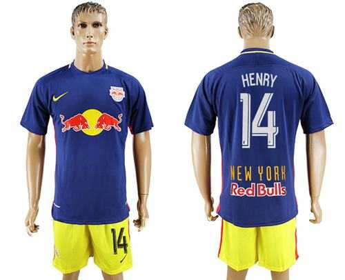 Red Bull #14 Henry Away Soccer Club Jersey