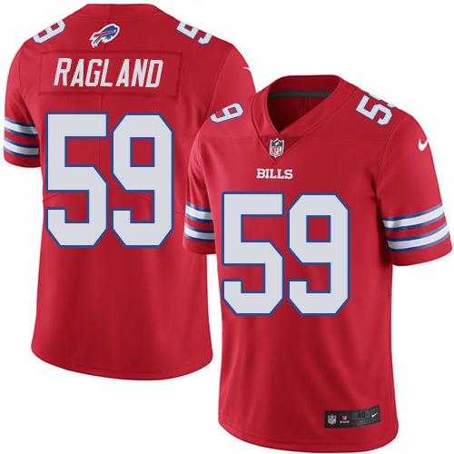Nike Buffalo Bills #59 Reggie Ragland Red Men's Stitched NFL Elite Rush Jersey