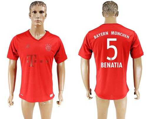 Bayern Munchen #5 Benatia Marine Environmental Protection Home Soccer Club Jersey