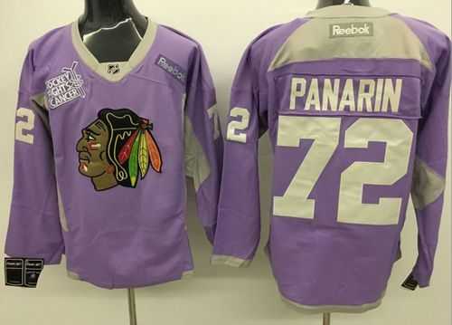 Chicago Blackhawks #72 Artemi Panarin Purple Practice Stitched NHL Jersey