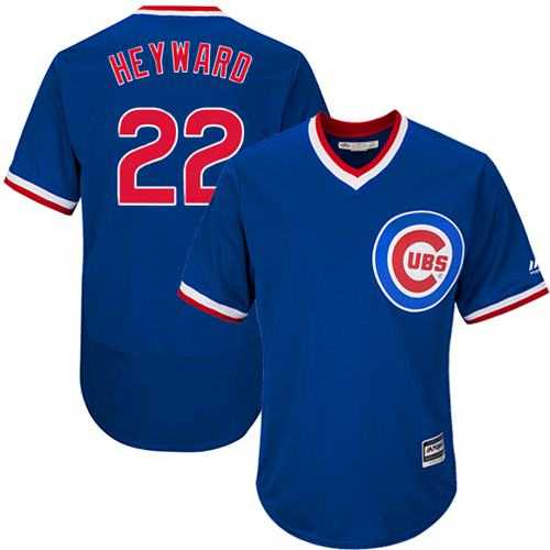 Chicago Cubs #22 Jason Heyward Blue Flexbase Authentic Collection Cooperstown Stitched Baseball Jersey