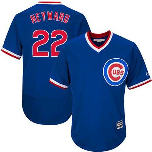 Chicago Cubs #22 Jason Heyward Blue Flexbase Authentic Collection Cooperstown Stitched Baseball Jersey Chicago Cubs #22 Jason Heyward Blue Flexbase Authentic Collection Cooperstown Stitched Baseball Jersey