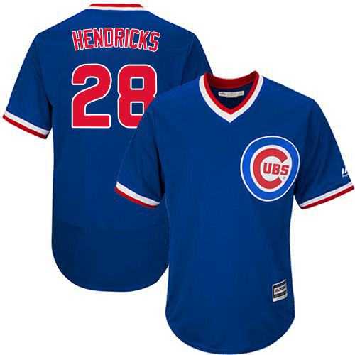 Chicago Cubs #28 Kyle Hendricks Blue Flexbase Authentic Collection Cooperstown Stitched Baseball Jersey