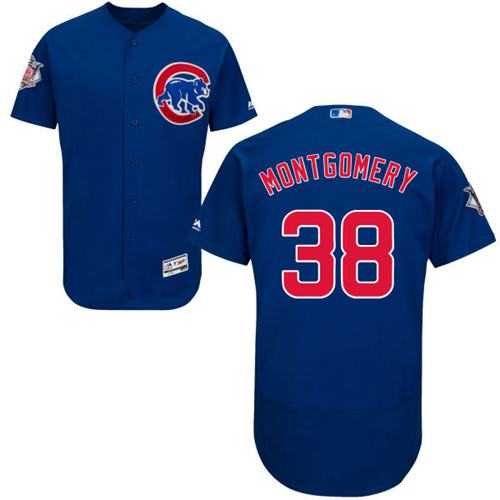 Chicago Cubs #38 Mike Montgomery Blue Flexbase Authentic Collection Stitched Baseball Jersey Chicago Cubs #38 Mike Montgomery Blue Flexbase Authentic Collection Stitched Baseball Jersey