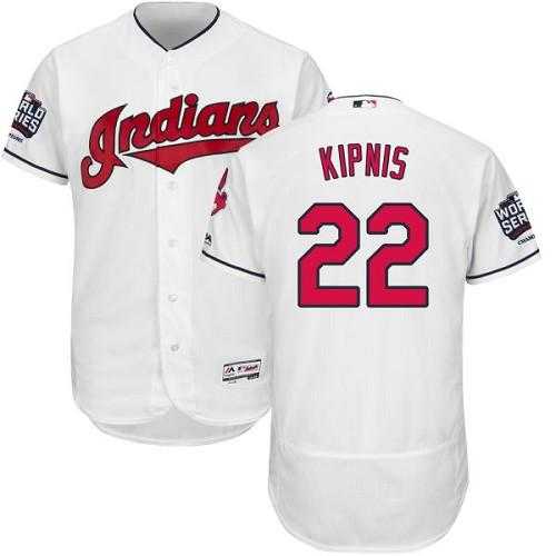 Cleveland Indians #22 Jason Kipnis White Flexbase Authentic Collection 2016 World Series Bound Stitched Baseball Jersey