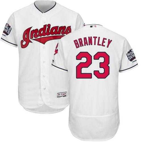 Cleveland Indians #23 Michael Brantley White Flexbase Authentic Collection 2016 World Series Bound Stitched Baseball Jersey