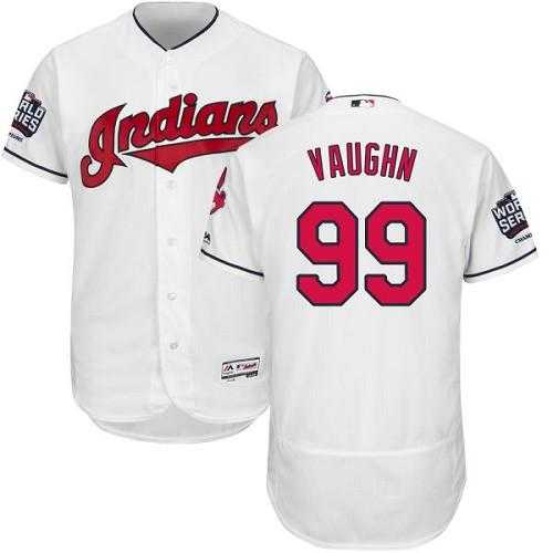 Cleveland Indians #99 Ricky Vaughn White Flexbase Authentic Collection 2016 World Series Bound Stitched Baseball Jersey