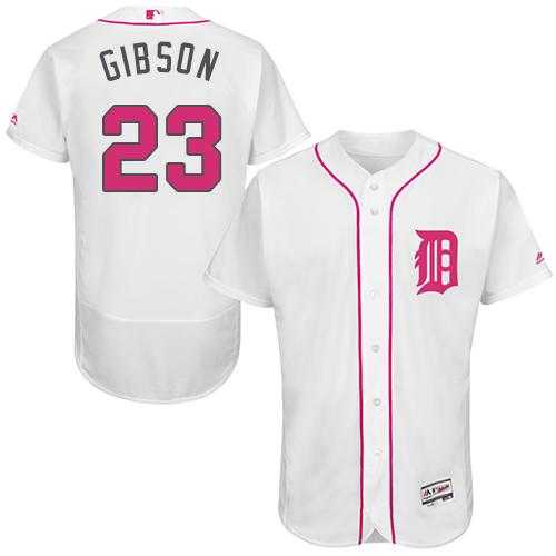 Detroit Tigers #23 Kirk Gibson White Flexbase Authentic Collection 2016 Mother's Day Stitched Baseball Jersey