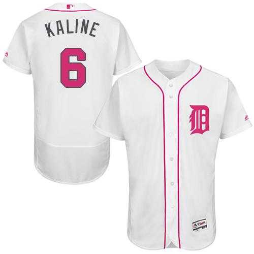 Detroit Tigers #6 Al Kaline White Flexbase Authentic Collection 2016 Mother's Day Stitched Baseball Jersey