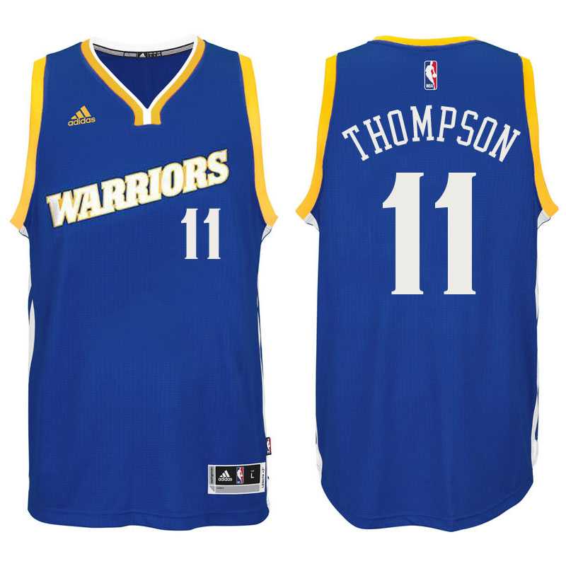 Golden State Warriors #11 Klay Thompson 2016-17 Crossover Alternate Blue New Swingman Jersey