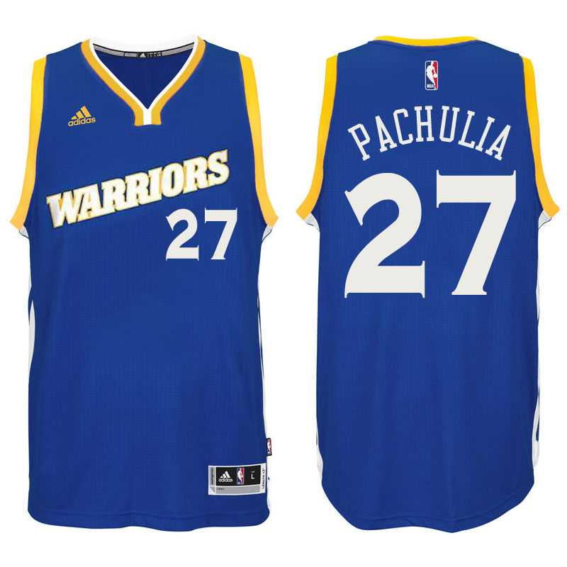 Golden State Warriors #27 Zaza Pachulia 2016-17 Crossover Alternate Blue New Swingman Jersey