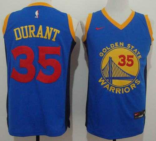 Golden State Warriors #35 Kevin Durant Blue Red No. Fashion Stitched NBA Jersey Golden State Warriors #35 Kevin Durant Blue Red No. Fashion Stitched NBA Jersey
