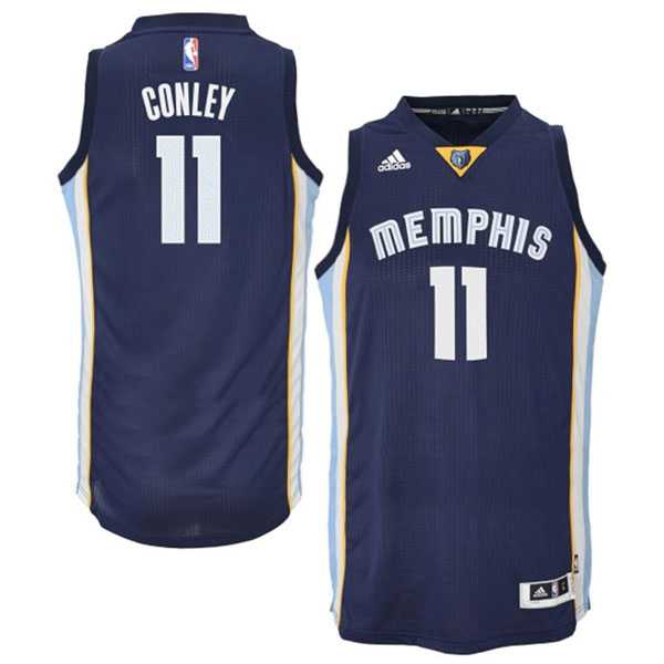 Memphis Grizzlies #11 Mike Conley 2014-15 New Swingman Road Blue Jersey