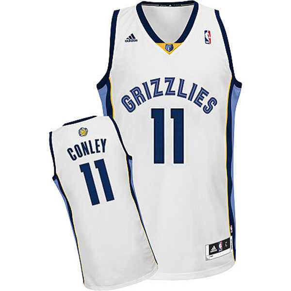 Memphis Grizzlies #11 Mike Conley Revolution 30 Swingman Home Jersey