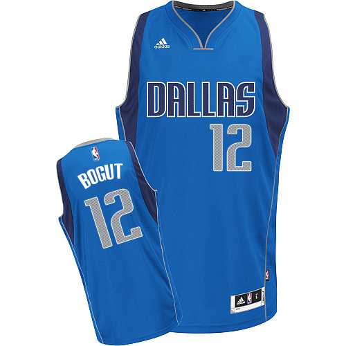 Men's Adidas Dallas Mavericks #12 Andrew Bogut NBA Royal Blue Road Jersey