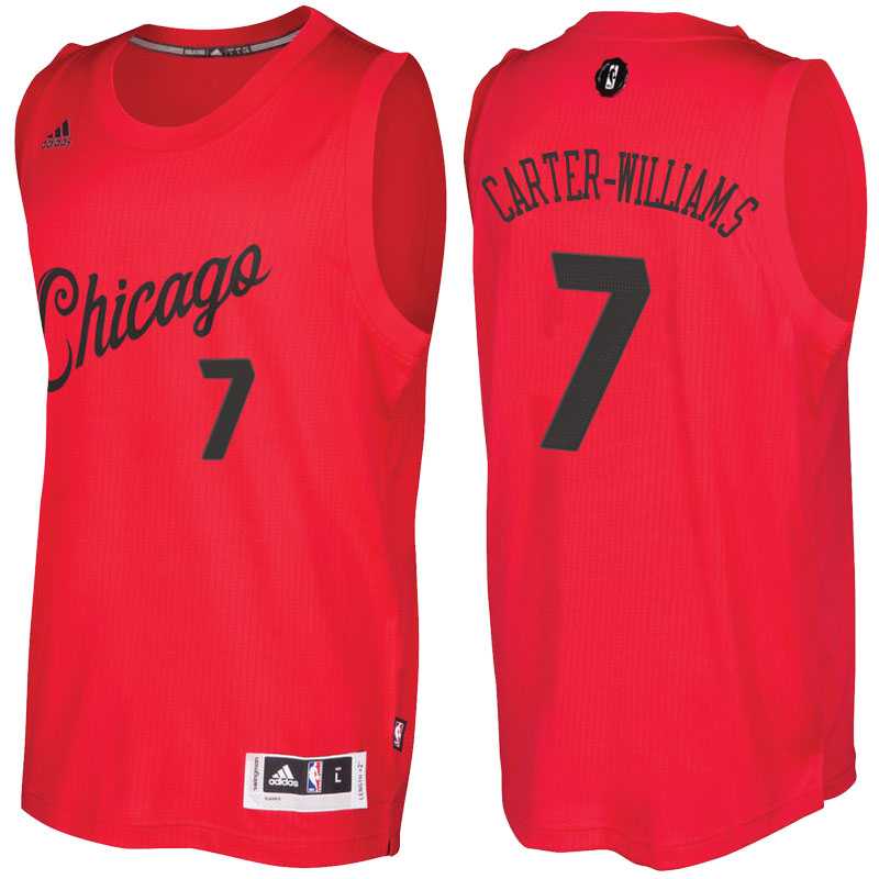 Men's Chicago Bulls #7 Michael Carter-Williams 2016 Christmas Day Red NBA Swingman Jersey